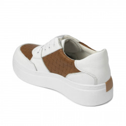 Dámské sportovní boty 6059 bílá+camel