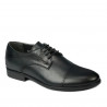 Elegantní pánské boty 822-1 šedé