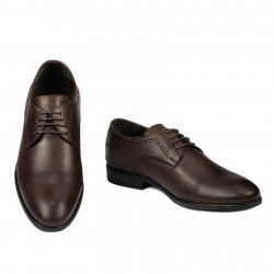 Elegantní pánské boty 822-1 a kafé