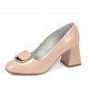 Elegantní dámské boty 1291 lakované nude