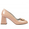 Elegantní dámské boty 1291 lakované nude
