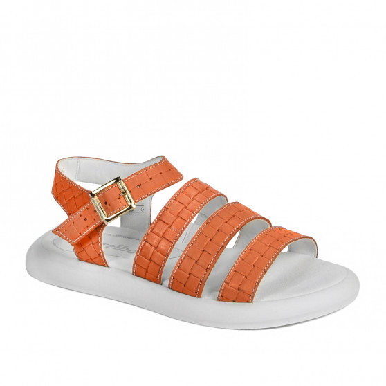 Dámské sandály 5089 oranžové