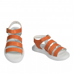 Dámské sandály 5089 oranžové