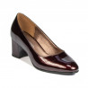 Elegantní dámské boty 1268 lak bordo01