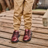 Dětské boty 72c bordo perleťové lifestyle