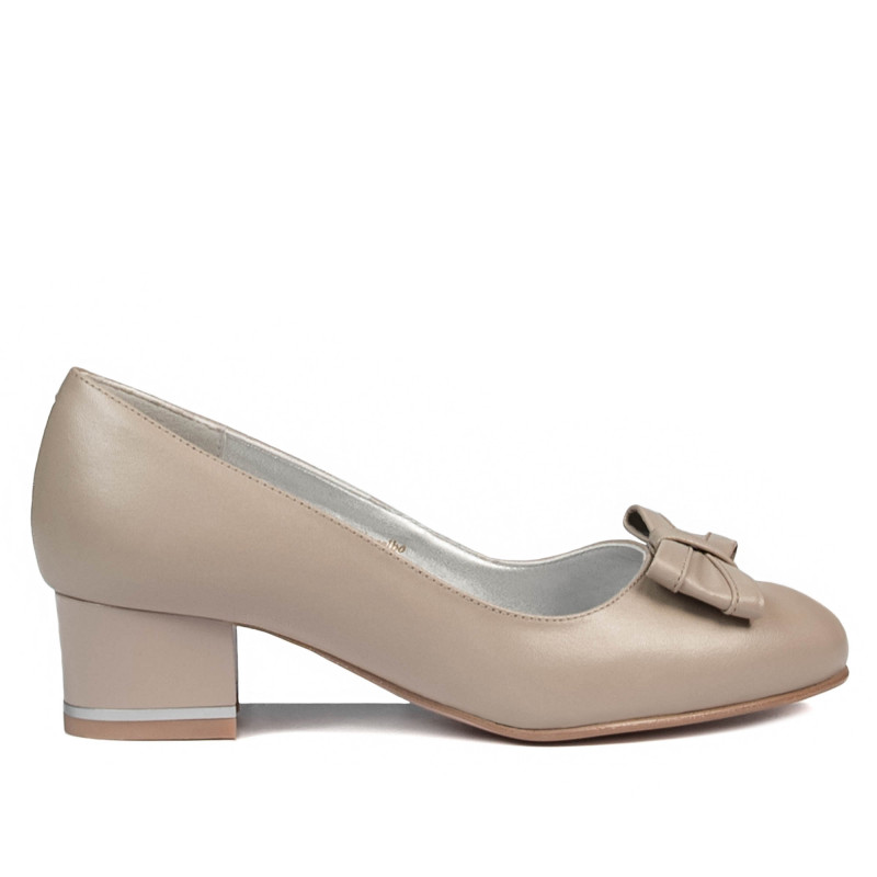Elegantní dámské boty 1270-1 béžové