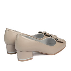 Elegantní dámské boty 1270-1 béžové