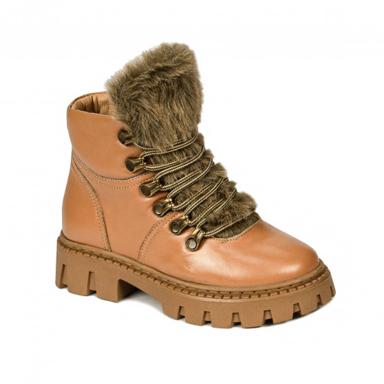 Dětské boty 3028 camel