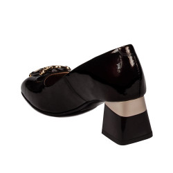 Elegantní dámské lodičky 1298 lak bordo
