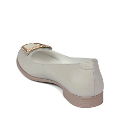 Dámské baleríny 6062 slonová kost bílá