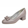 Elegantní dámské boty 1270-1 cappuccino perleť