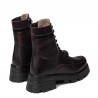 Dámské boty 3386 bordo kombinace