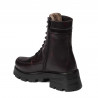 Dámské boty 3386 bordo kombinace