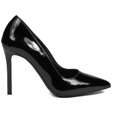 Elegantní dámské boty 1299 černý lak