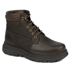 Pánské boty 4138 tuxon kombinovaný khaki