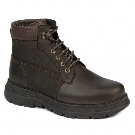 Pánské boty 4138 tuxon kombinovaný khaki