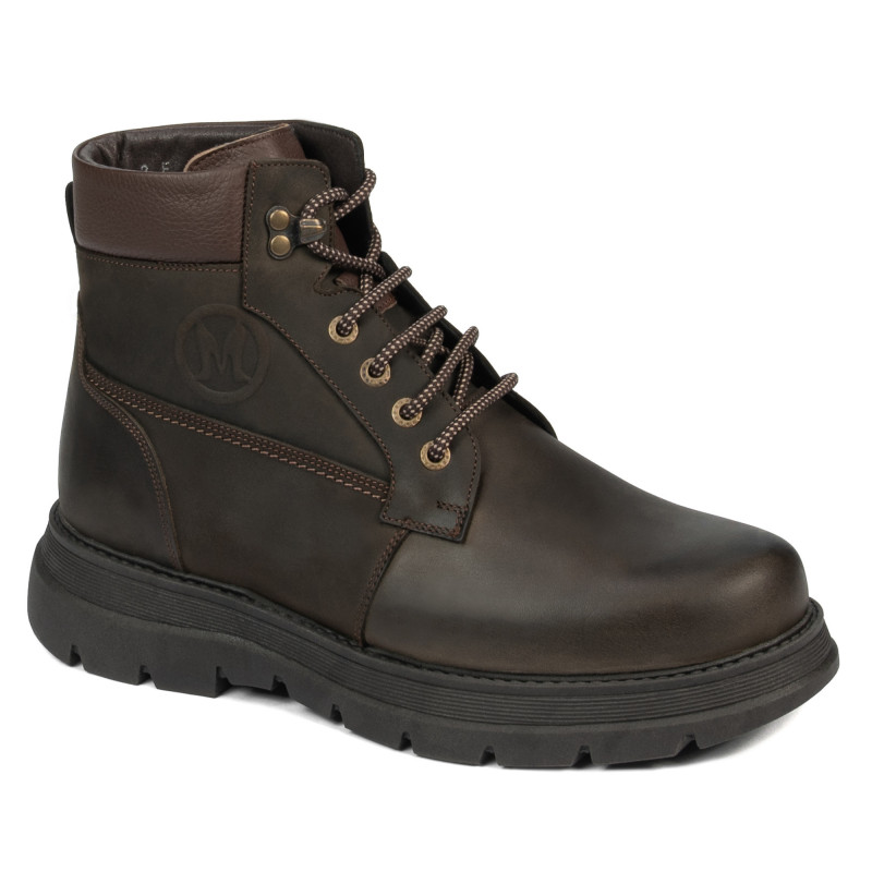 Pánské boty 4138 tuxon kombinovaný khaki