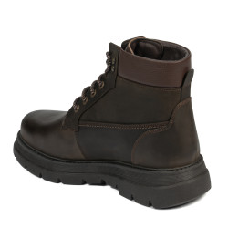 Pánské boty 4138 tuxon kombinovaný khaki