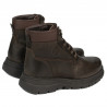 Pánské boty 4138 tuxon kombinovaný khaki