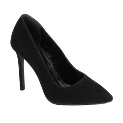 Elegantní dámské boty 1299 černá antilopa