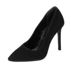 Elegantní dámské boty 1299 černá antilopa