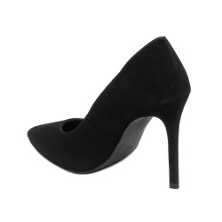 Elegantní dámské boty 1299 černá antilopa