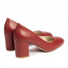 Elegantní dámské boty 1305 bordo