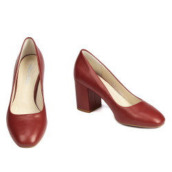 Elegantní dámské boty 1305 bordo