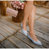 Dámské baleríny 1301 baby blue