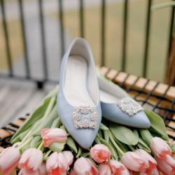 Dámské baleríny 1301 baby blue
