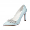 Elegantní dámské boty 1300 baby blue