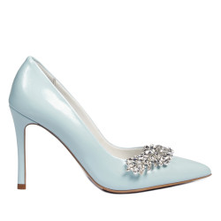 Elegantní dámské boty 1300 baby blue