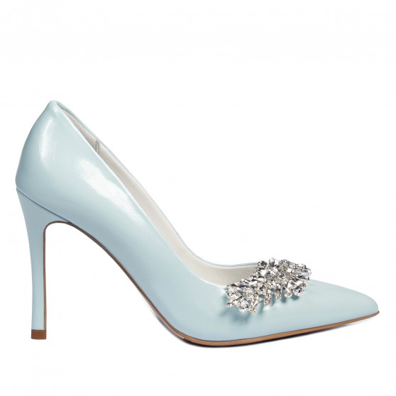 Elegantní dámské boty 1300 baby blue
