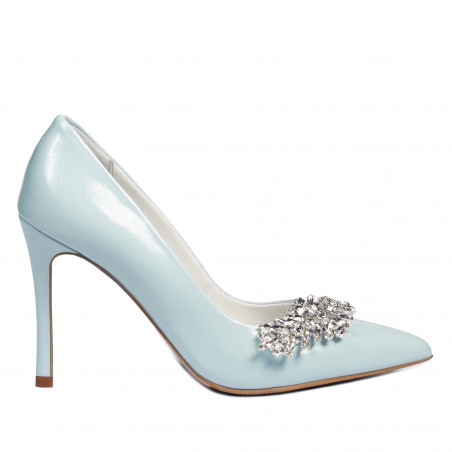 Elegantní dámské boty 1300 baby blue