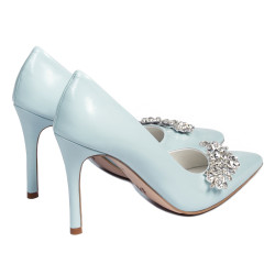 Elegantní dámské boty 1300 baby blue