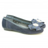 Dámské baleríny 181 indigo velur