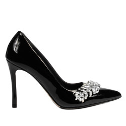 Elegantní dámské boty 1300 černý lak