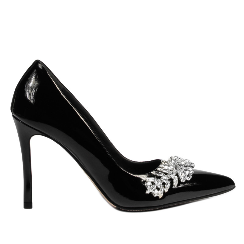 Elegantní dámské boty 1300 černý lak