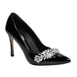 Elegantní dámské boty 1300 černý lak