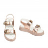 Dětské sandály 529 perlový pudr