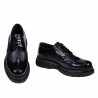 Elegantní pánské boty 972 lak indigo kombinovaný
