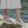 Dámské sandály 5110 bílé lifestyle