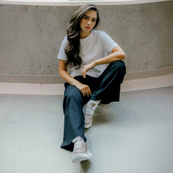 Dámské sportovní boty 6053 béžová maskáčová kombinace lifestyle