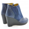 Dámské boty 3268 indigo velur kombinace