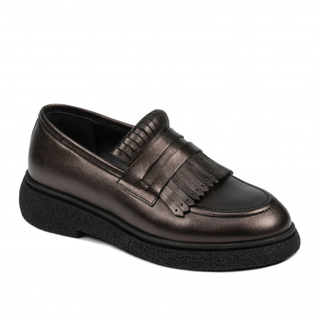 Dámské casual boty 6081 perleťově hnědé