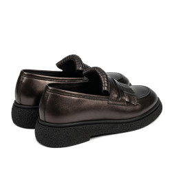 Dámské casual boty 6081 perleťově hnědé