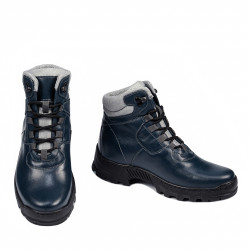 Pánské boty 4142 indigo kombinace