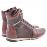 Dámské boty 3275 bordo kombinované