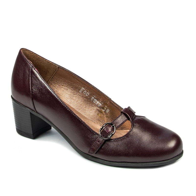 Dámské casual / elegantní boty 6012 bordo