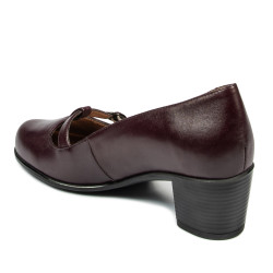Dámské casual / elegantní boty 6012 bordo